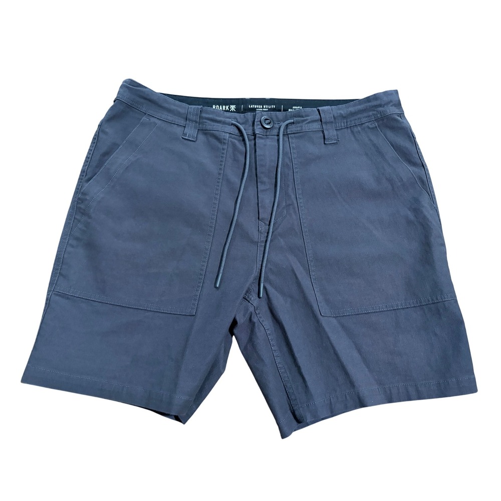 Roark Layover Utility Short Mens 34 Dark Grey Charcoal Travel Adventure RS366